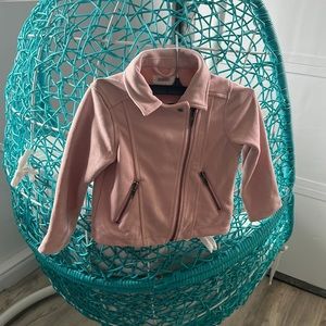 Beautiful pink jacket girls